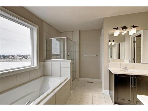 31 Precedence Green, Cochrane, AB - Indoor Photo Showing Bathroom