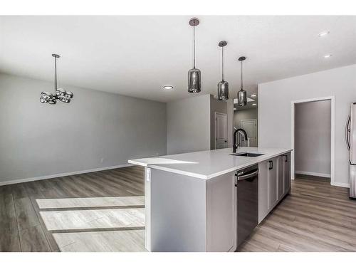 283 Calhoun Crescent Ne, Calgary, AB - Indoor Photo Showing Kitchen With Upgraded Kitchen
