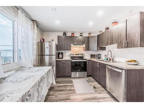 52 Falton Drive Ne, Calgary, AB - Indoor Photo Showing Kitchen With Double Sink