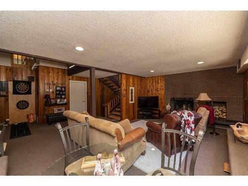 2573 Twp 330, Rural Mountain View County, AB - Indoor With Fireplace