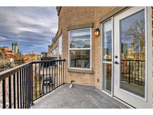 404-323 18 Avenue Sw, Calgary, AB - Outdoor With Balcony With Exterior