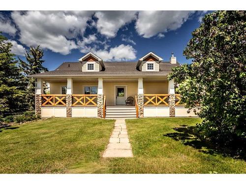 578128 8 Street East, Rural Foothills County, AB - Outdoor With Deck Patio Veranda With Facade