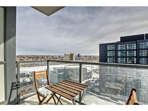1007-550 Riverfront Avenue Se, Calgary, AB - Outdoor With Balcony With View