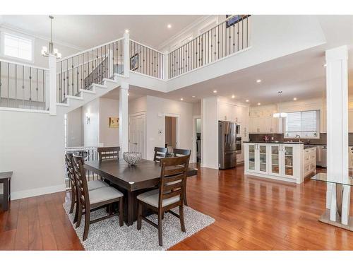 265 Kinniburgh Boulevard, Chestermere, AB - Indoor Photo Showing Dining Room