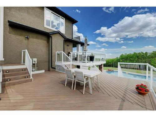 82 Campbell Drive, Rural Rocky View County, AB - Outdoor With Deck Patio Veranda With Exterior