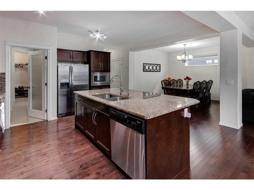 27 Skyview Shores Road Ne, Calgary, AB - Indoor Photo Showing Kitchen With Double Sink