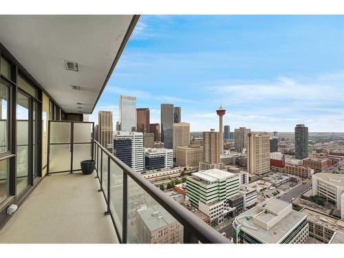 3206-310 12 Avenue Sw, Calgary, AB - Outdoor With Balcony With View