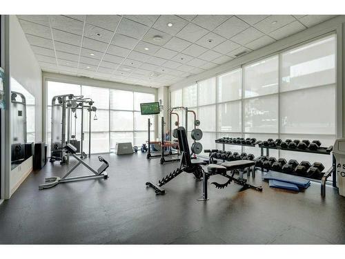 1804-530 12 Avenue Sw, Calgary, AB - Indoor Photo Showing Gym Room