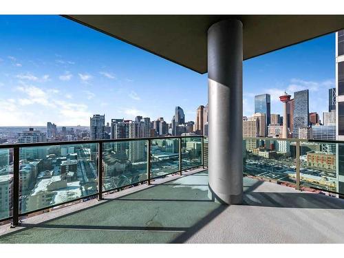 2101-1410 1 Street Se, Calgary, AB - Outdoor With Balcony With View