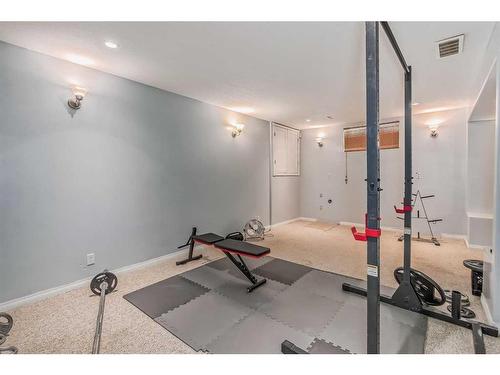 62 Kingston Drive, Red Deer, AB - Indoor Photo Showing Gym Room
