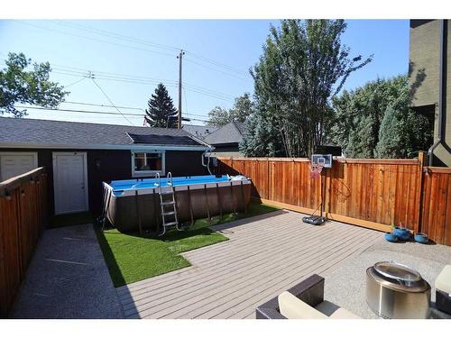 2127 Broadview Road Nw, Calgary, AB - Outdoor With Above Ground Pool With Exterior