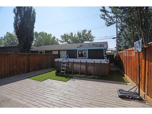 2127 Broadview Road Nw, Calgary, AB - Outdoor With Above Ground Pool With Deck Patio Veranda With Exterior