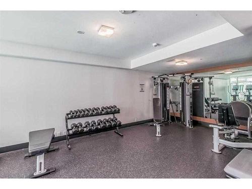 1203-510 6 Avenue Se, Calgary, AB - Indoor Photo Showing Gym Room