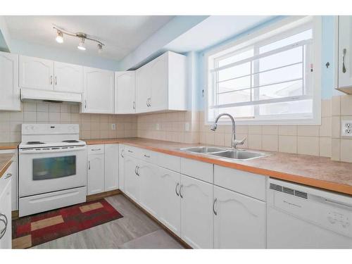 75 Saddlebrook Way Ne, Calgary, AB - Indoor Photo Showing Kitchen With Double Sink