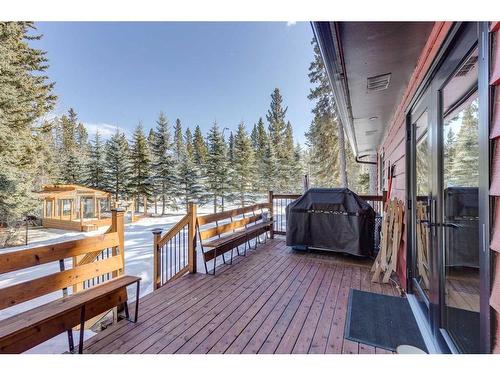 1 Manyhorses Park, Rural Rocky View County, AB - Outdoor With Deck Patio Veranda With Exterior