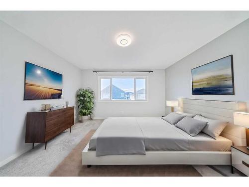 67 Seton Villas Se, Calgary, AB - Indoor Photo Showing Bedroom