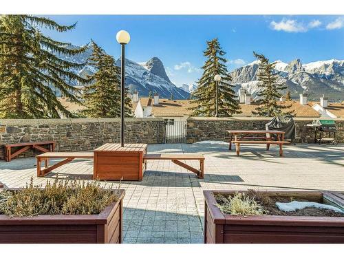 101-1080A Cougar Creek Drive, Canmore, AB - Outdoor With Deck Patio Veranda