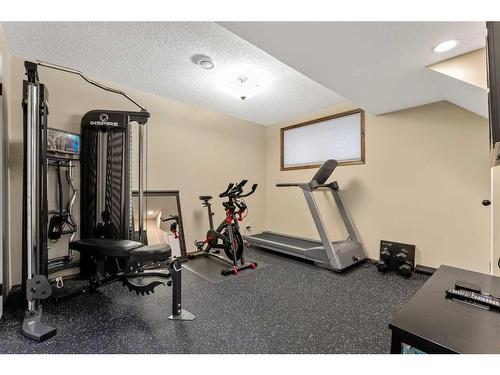 31 Cranfield Link Se, Calgary, AB - Indoor Photo Showing Gym Room