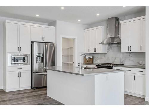 427 Legacy Circle Se, Calgary, AB - Indoor Photo Showing Kitchen With Upgraded Kitchen