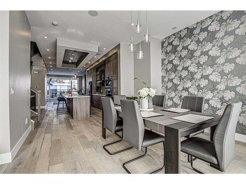 3216 14 Avenue Sw, Calgary, AB - Indoor Photo Showing Dining Room