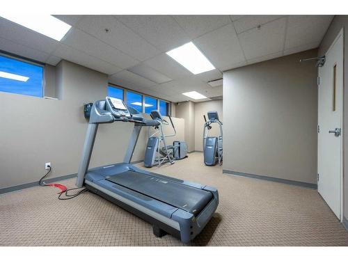2211-1053 10 Street Sw, Calgary, AB - Indoor Photo Showing Gym Room