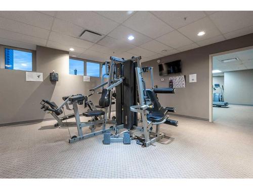 2211-1053 10 Street Sw, Calgary, AB - Indoor Photo Showing Gym Room