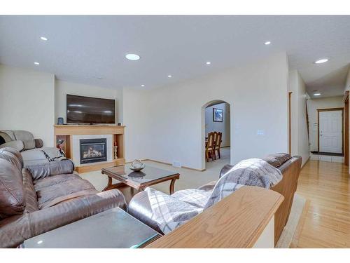 47 Taralea Place Ne, Calgary, AB - Indoor Photo Showing Living Room With Fireplace