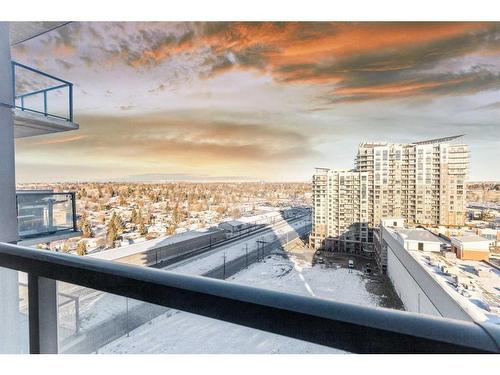 1503-8880 Horton Road Sw, Calgary, AB - Outdoor With Balcony With View