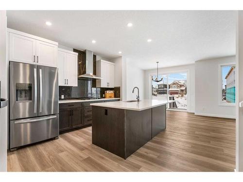 328 Legacy Reach Circle, Calgary, AB - Indoor Photo Showing Kitchen With Upgraded Kitchen