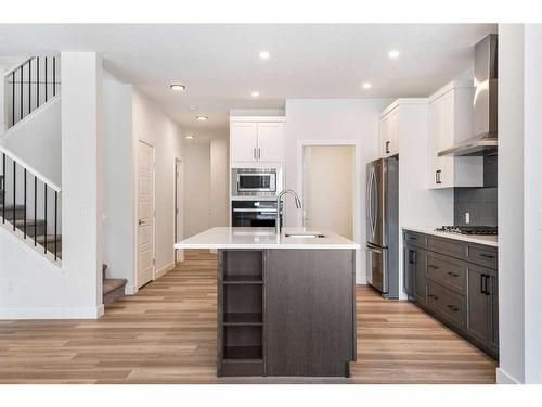 328 Legacy Reach Circle, Calgary, AB - Indoor Photo Showing Kitchen With Upgraded Kitchen