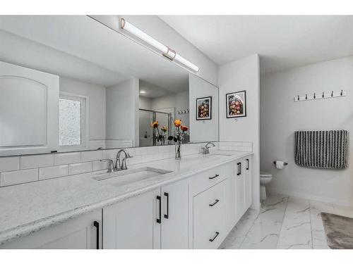 421 Livingston Hill Ne, Calgary, AB - Indoor Photo Showing Bathroom