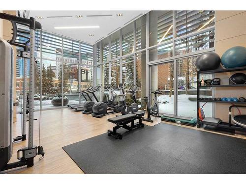 501-738 1 Avenue Sw, Calgary, AB - Indoor Photo Showing Gym Room
