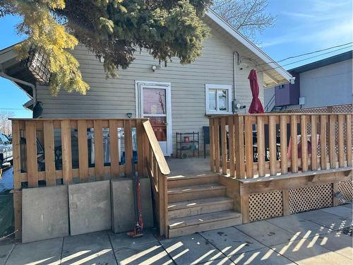 4906 51 Avenue, Olds, AB - Outdoor With Deck Patio Veranda With Exterior