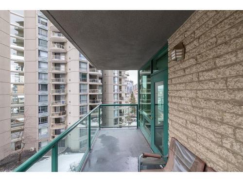 505-837 2 Avenue Sw, Calgary, AB - Outdoor With Balcony With Exterior