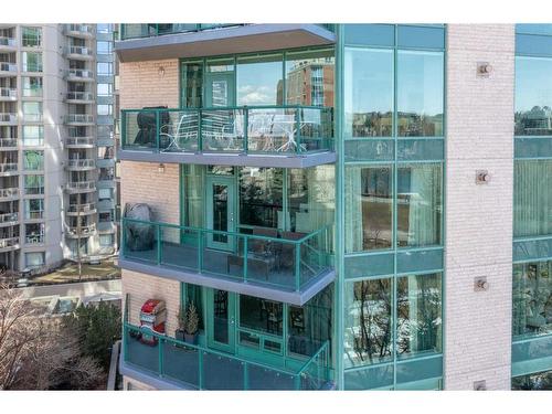 505-837 2 Avenue Sw, Calgary, AB - Outdoor With Balcony