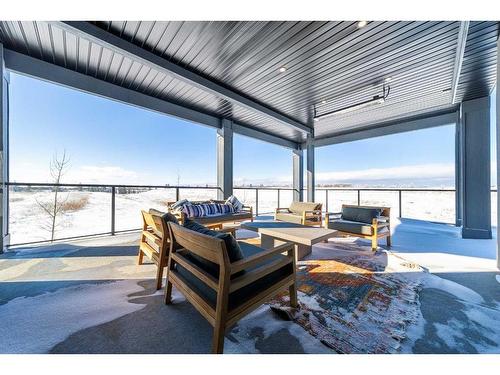 12 Monterra Rise, Rural Rocky View County, AB - Outdoor With Deck Patio Veranda With View With Exterior