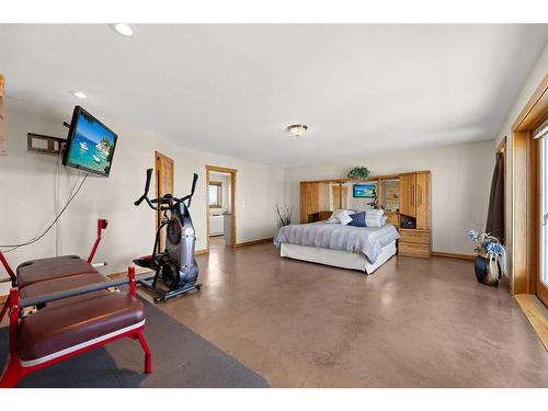 38139 Range Road 265, Rural Red Deer County, AB - Indoor Photo Showing Gym Room