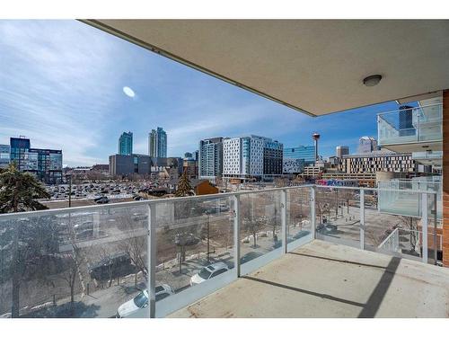 304-560 6 Avenue Se, Calgary, AB - Outdoor With Balcony With View