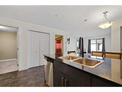 213-5 Saddlestone Way Ne, Calgary, AB - Indoor Photo Showing Kitchen With Double Sink