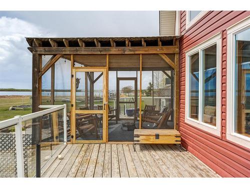 121 Braseth Beach, Rural Camrose County, AB - Outdoor With Deck Patio Veranda With Exterior