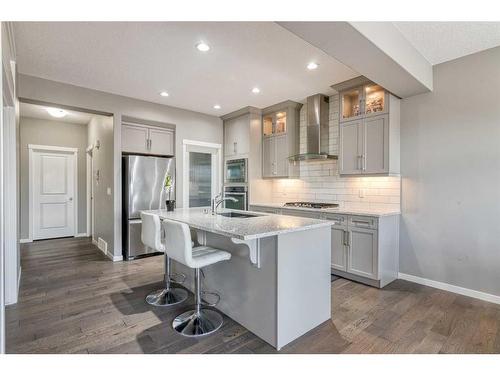 120 Nolancrest Circle Nw, Calgary, AB - Indoor Photo Showing Kitchen With Upgraded Kitchen