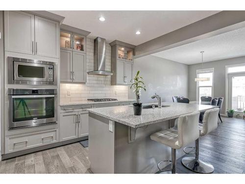 120 Nolancrest Circle Nw, Calgary, AB - Indoor Photo Showing Kitchen With Upgraded Kitchen