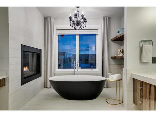 2543 11 Avenue Nw, Calgary, AB - Indoor With Fireplace