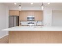 2206-19489 Main Street Se, Calgary, AB  - Indoor Photo Showing Kitchen With Double Sink 