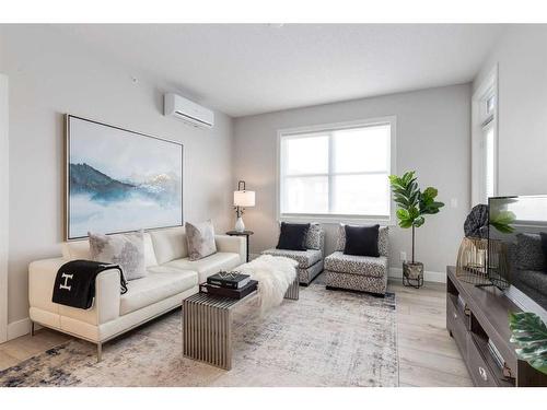 401-8355 19 Avenue Sw, Calgary, AB - Indoor Photo Showing Living Room