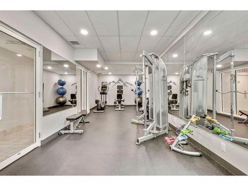 303-837 2 Avenue Sw, Calgary, AB - Indoor Photo Showing Gym Room