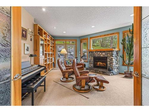 21 Blue Grouse Ridge, Canmore, AB - Indoor With Fireplace