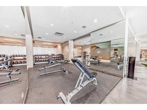 238-222 Riverfront Avenue Sw, Calgary, AB - Indoor Photo Showing Gym Room