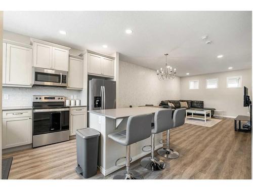 28 Cornerbrook Way Ne, Calgary, AB - Indoor Photo Showing Kitchen With Stainless Steel Kitchen With Upgraded Kitchen