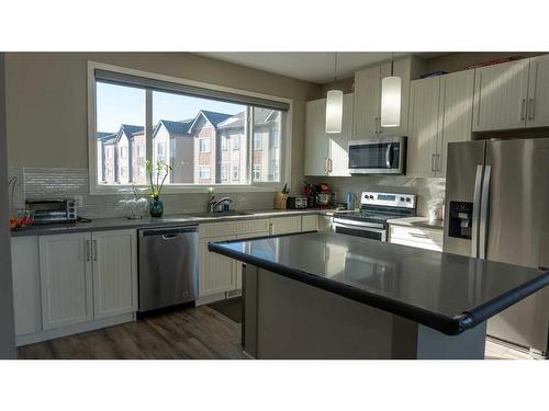 111 Copperstone Park Se, Calgary, AB - Indoor Photo Showing Kitchen With Stainless Steel Kitchen